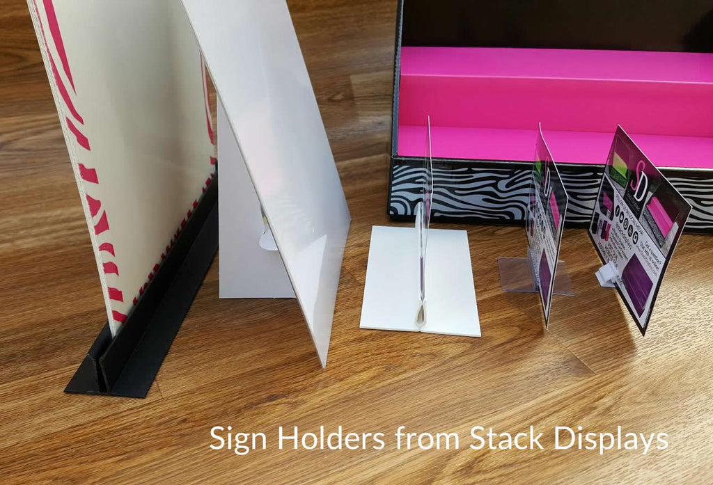 New Sign Holders are Now Available!