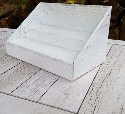 Fitted Table Cover - White Washed Wood Crate