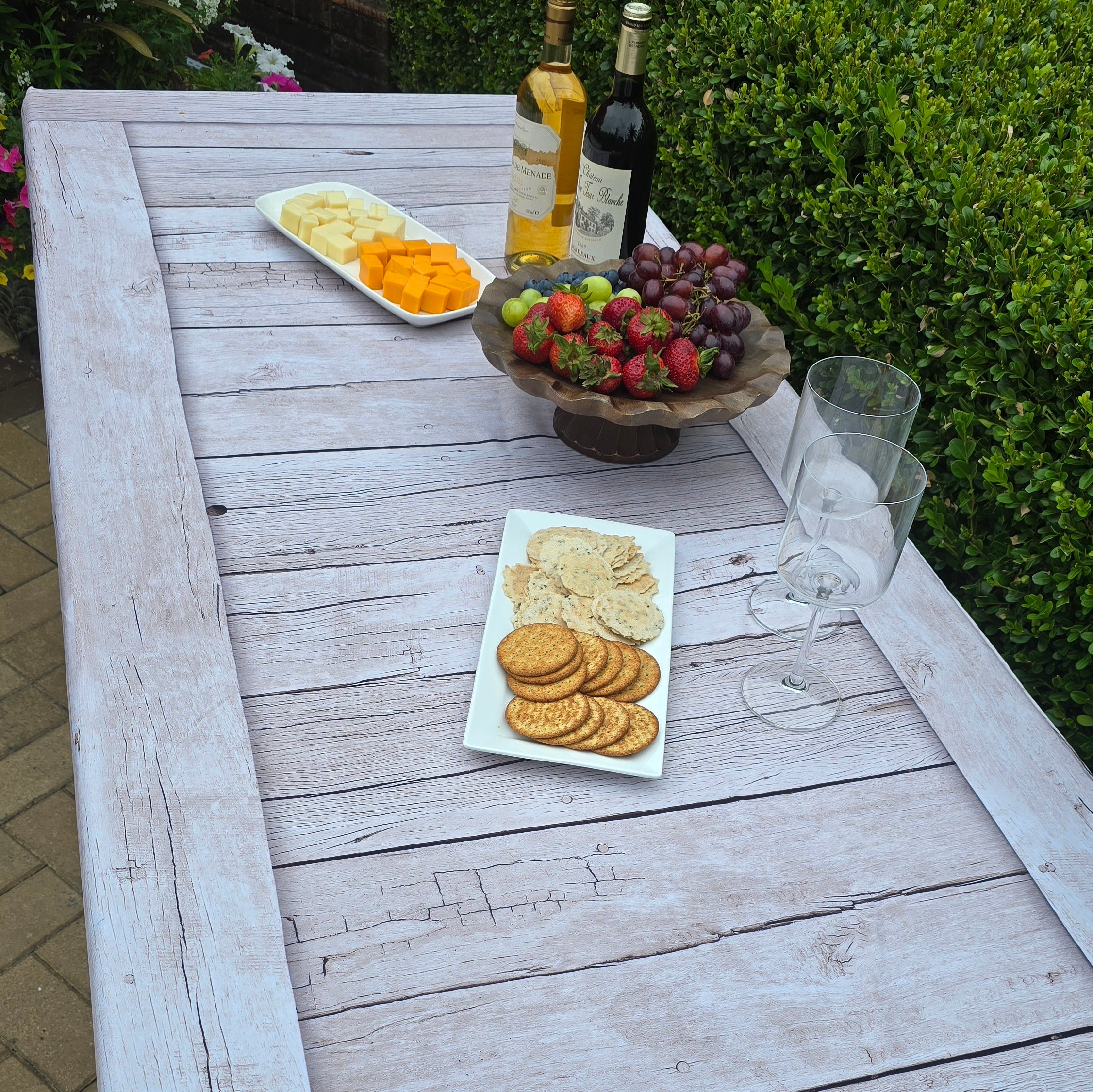 FITTED TABLE COVER - DRIFTWOOD