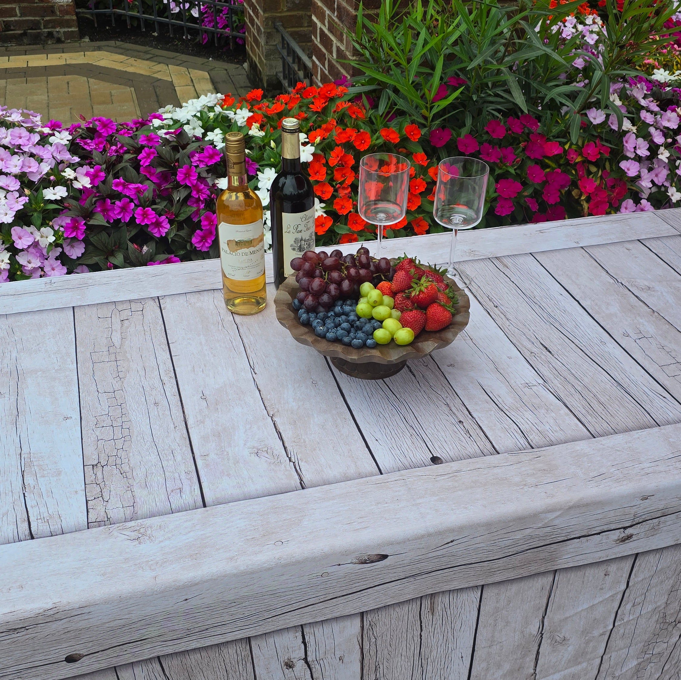 FITTED TABLE COVER - DRIFTWOOD