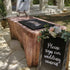 Fitted Table Cover - Rustic Oak