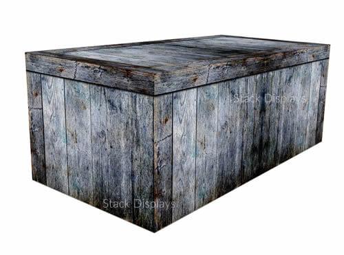Fitted Table Cover - Barnwood Blue