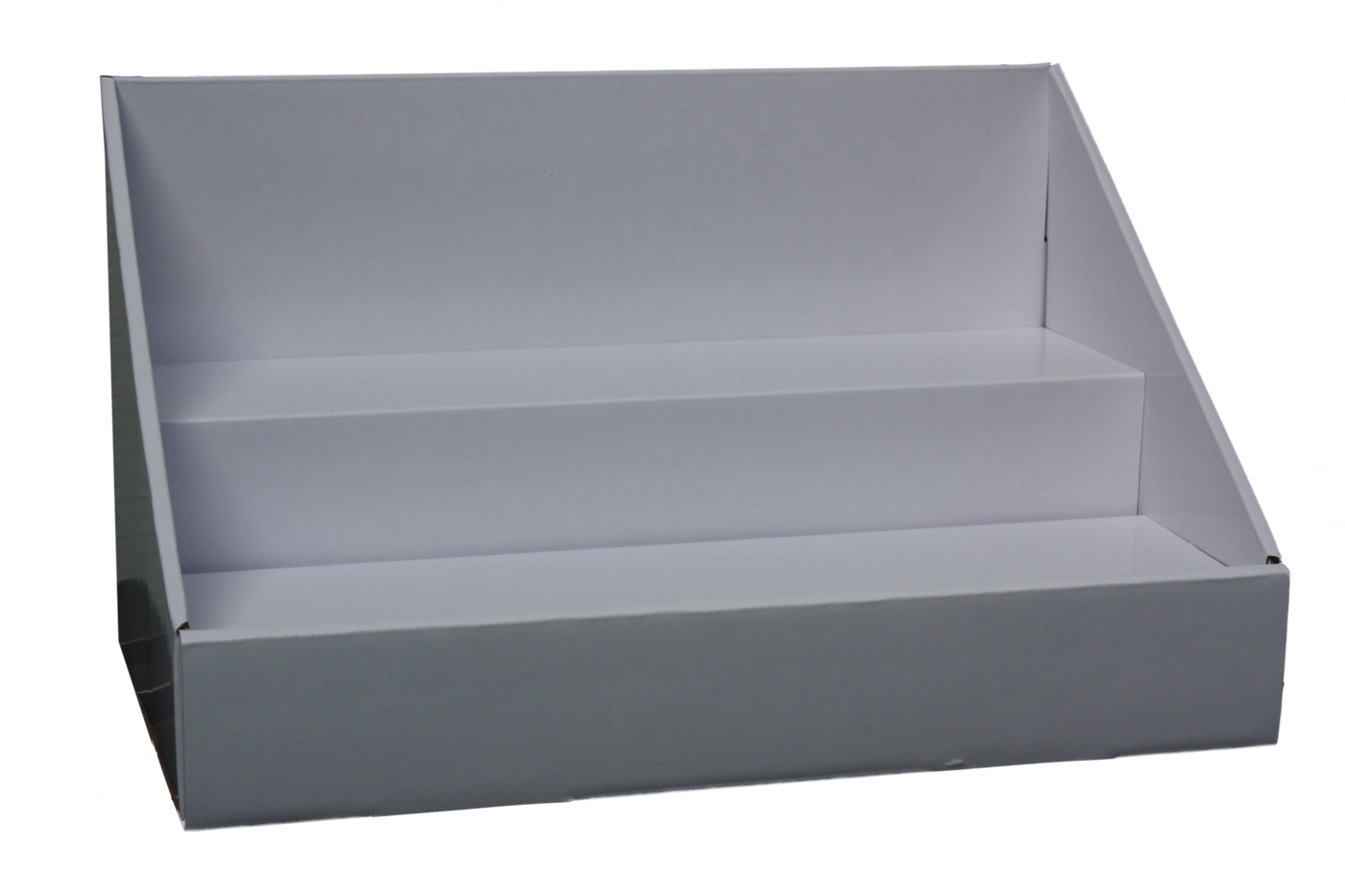 Cardboard Stack Displays Cardboard Counter Display - Solid White – Stack Displays