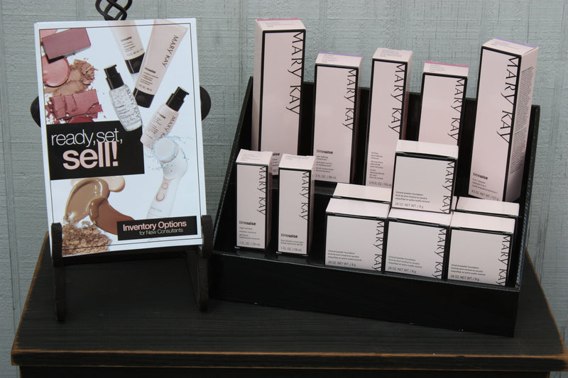 Black Stack Display with Mary Kay