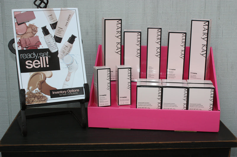 Cardboard Stack Display - Pink Salmon