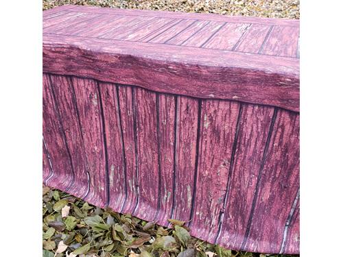 FITTED TABLE COVER - RUSTIC RED