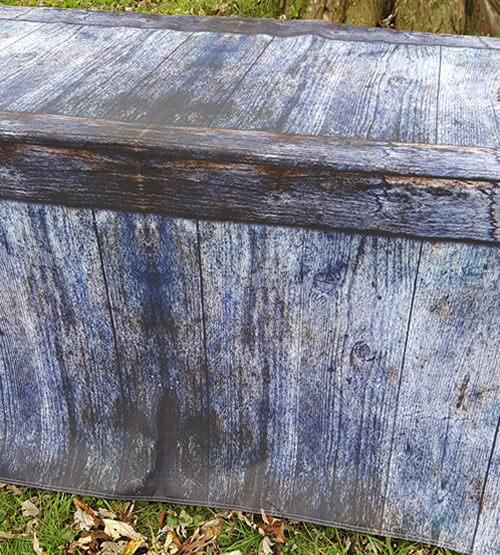 Fitted Table Cover - Barnwood Blue